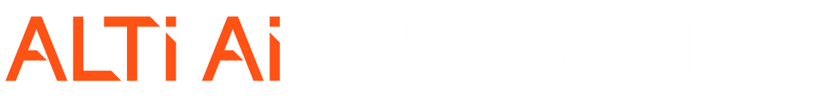 ALTi Ai adoption LAB
